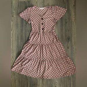Size small vintage polka dot dress